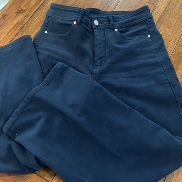 CALIA Women's High Rise Kickback Wide Leg Pant Indigo Sky Blue Sz 6 - Picture 6 of 16